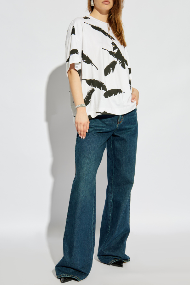 leg jeans Alexander McQueen - Alexander McQueen flared-leg